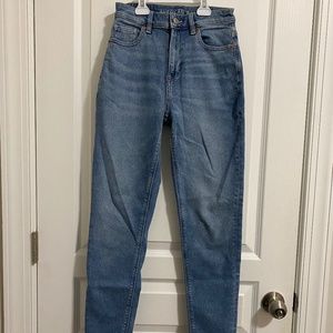 American Eagle Mom Jeans, Size 0